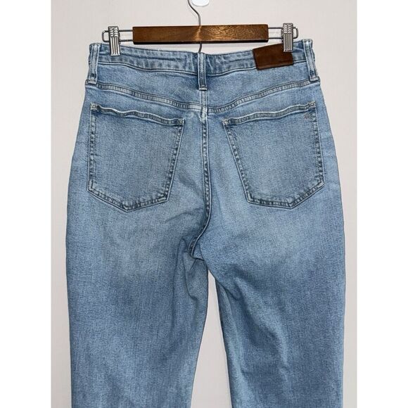 Madewell Curvy Perfect Vintage Jeans 28 Tall 90s Mom Jean Stretch Blue Denim - Picture 8 of 16